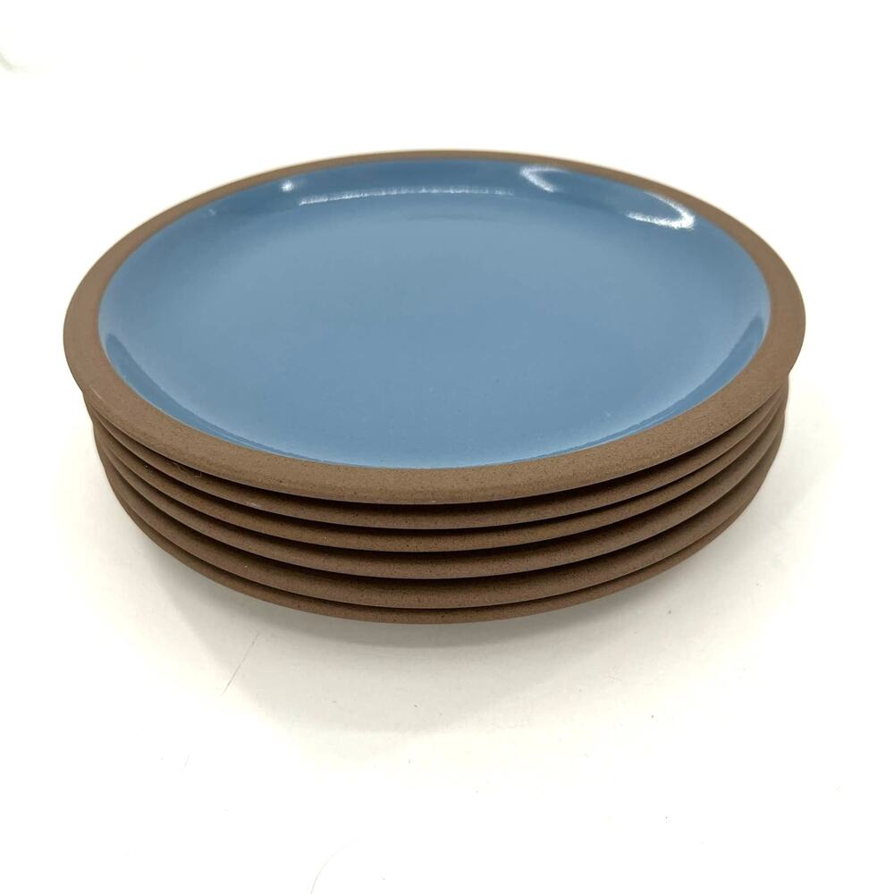 W.R. Midwinter Ltd Japan blue table to oven stoneware 8” salad plates.